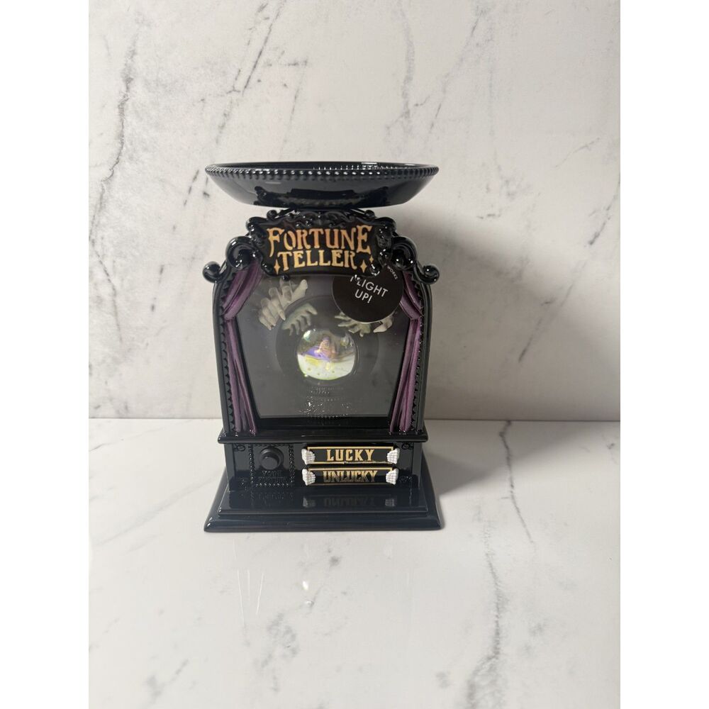 Bath & Body Works Fortune Teller Candle Holder Pedestal Light Up Halloween NEW